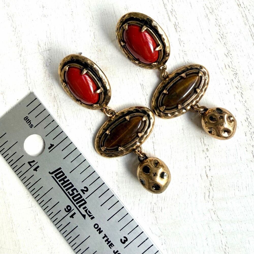 Statement Dangle Earrings - Picture 4 of 5